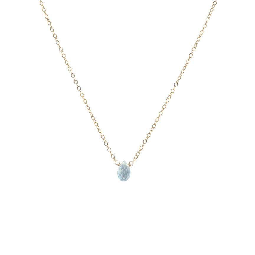Blue Topaz Single Necklace