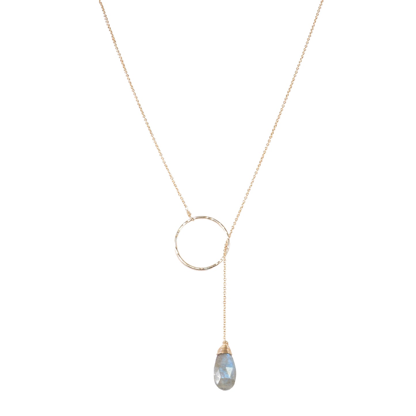 Single Gemstone Lariat