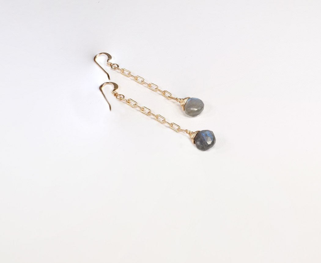 JK Designs Labradorite Earrings