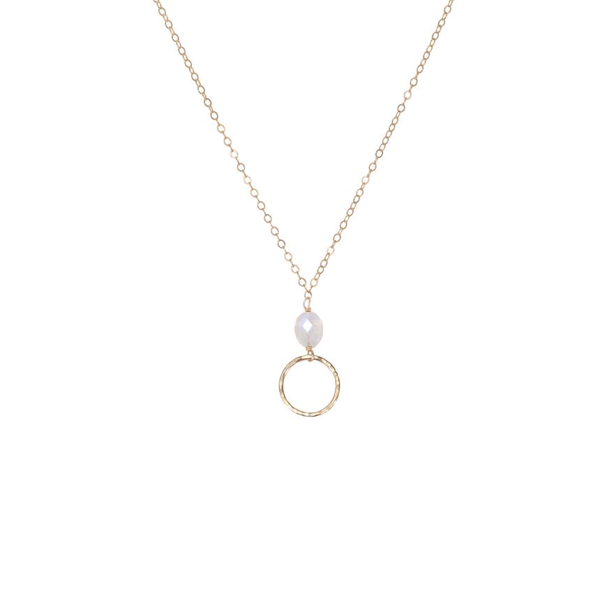 Moonstone with Small Circle