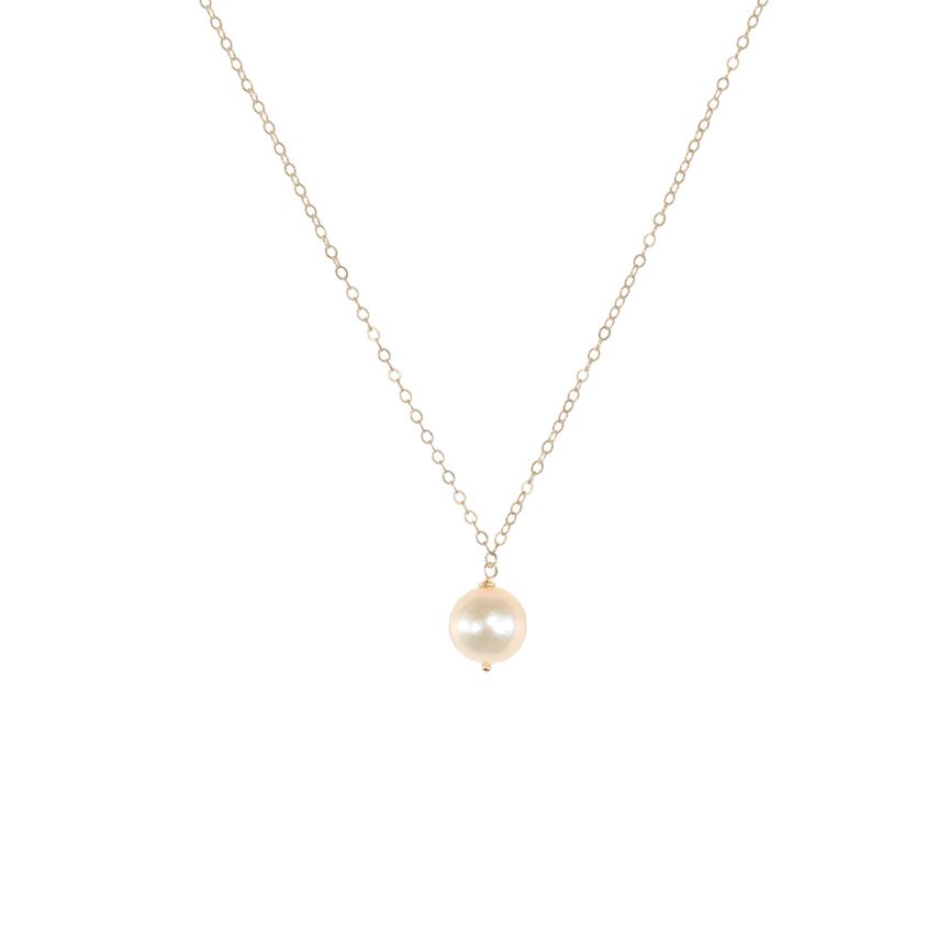 Single Baroque Pearl Necklace