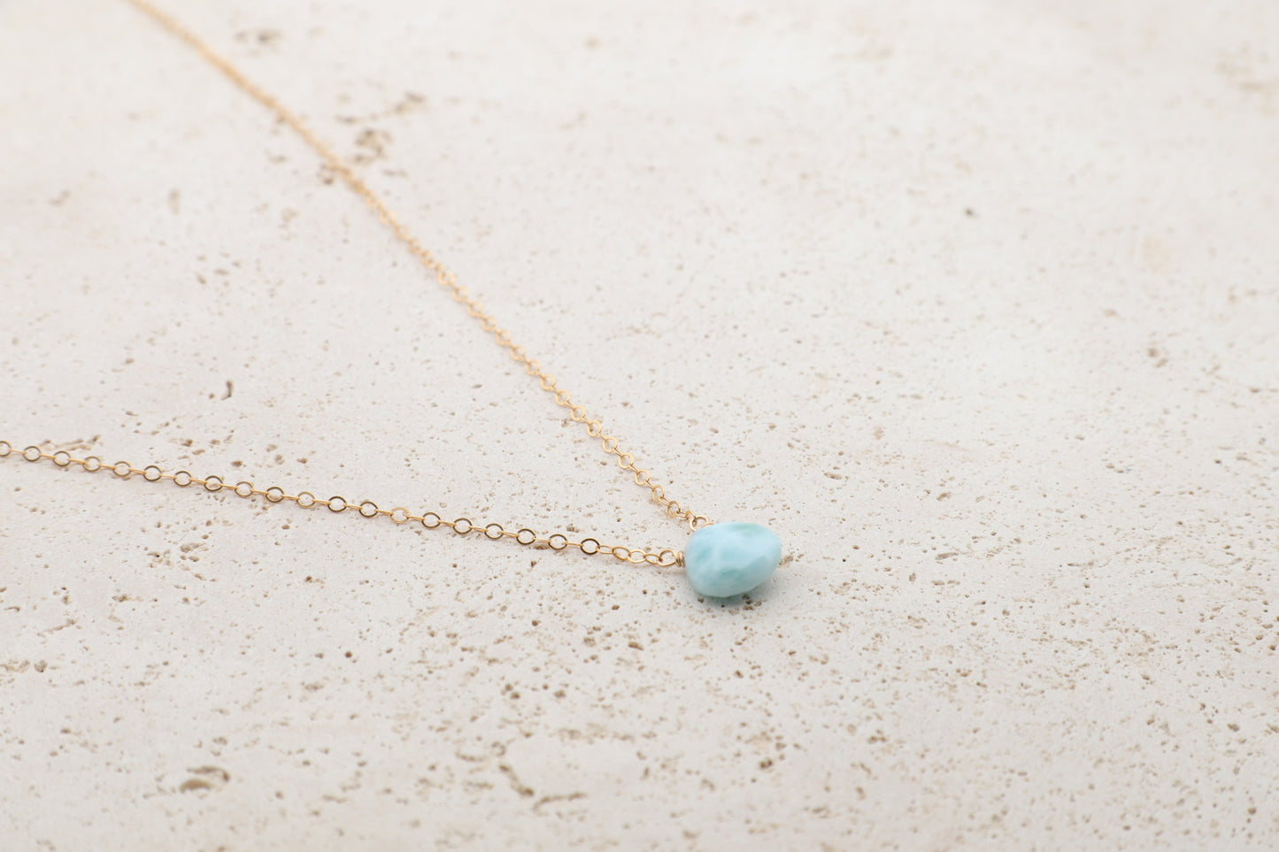 Single Larimar Side
