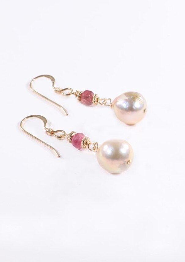 JK Designs Fresh Water Pearls with Gemstones