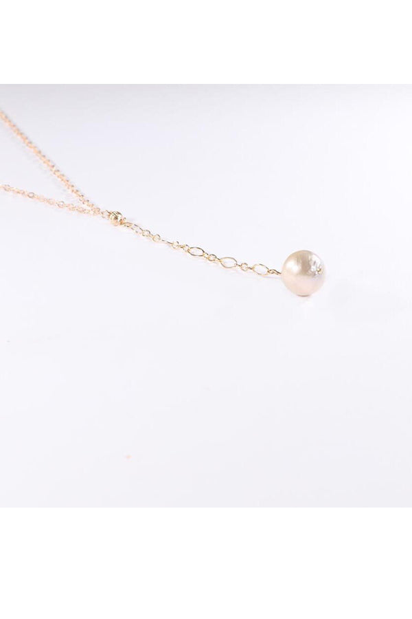 Baroque Pearl Y Drop Necklace