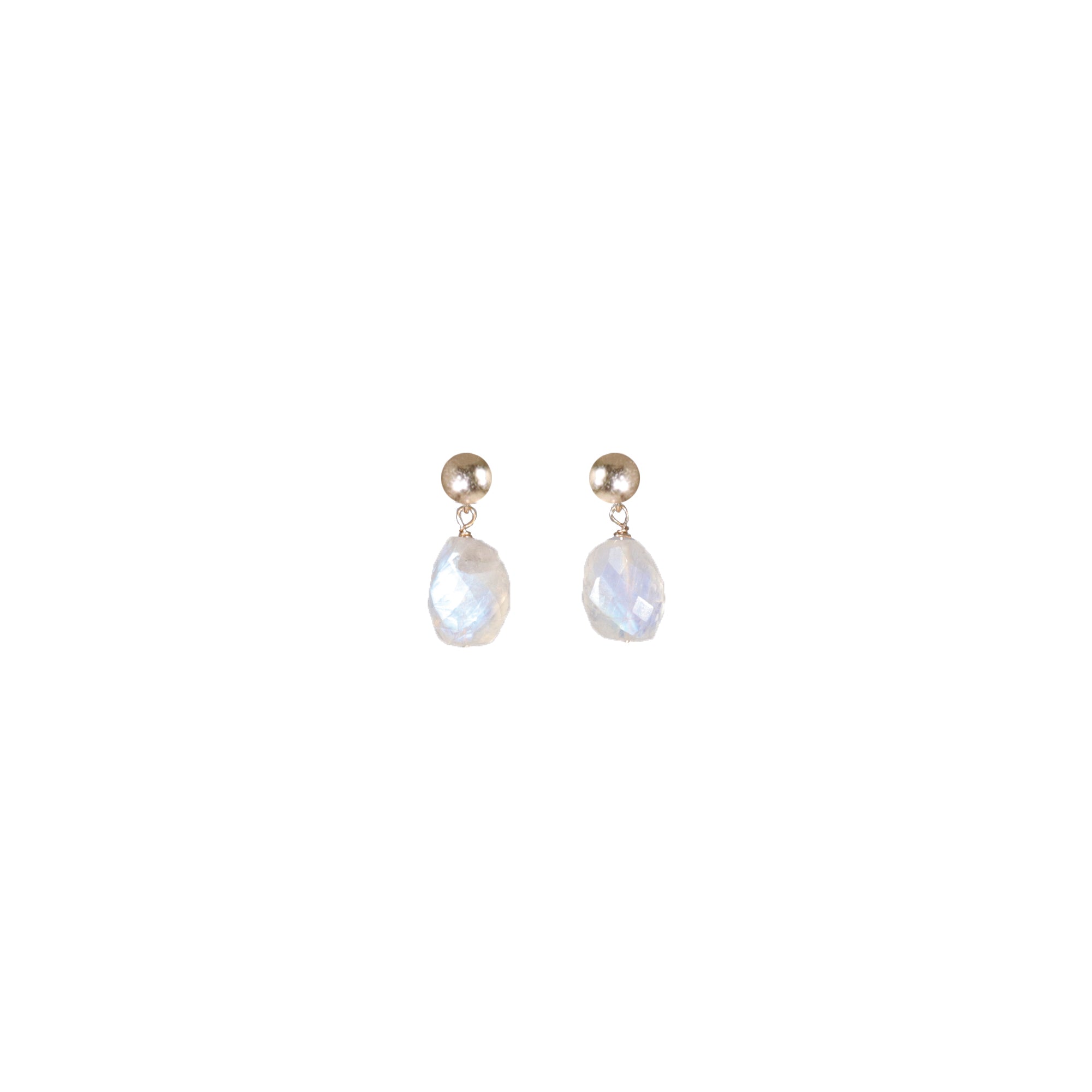 Moonstone Stud Earrings