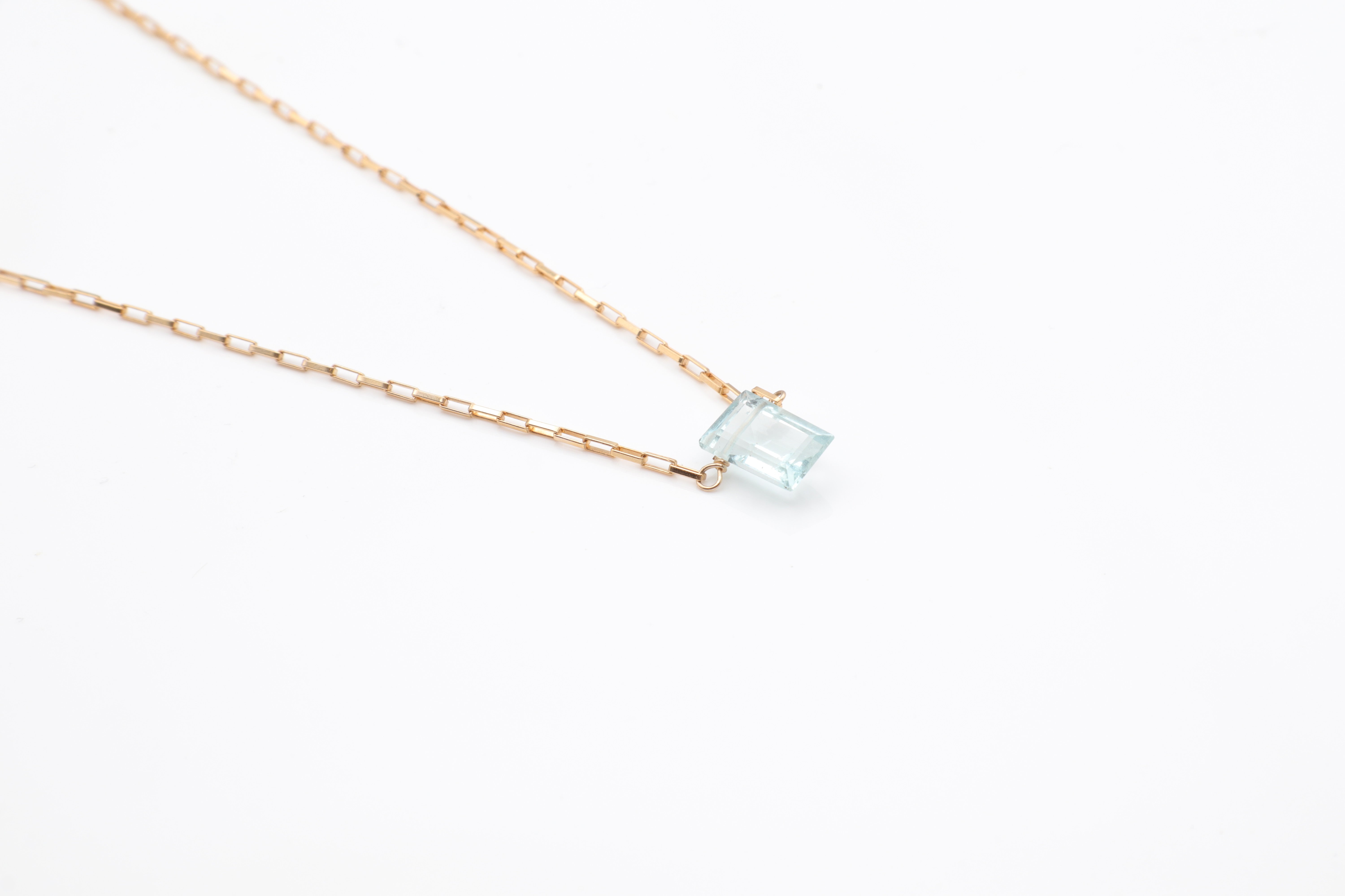 One-of-a-Kind Blue Topaz Emerald Cut