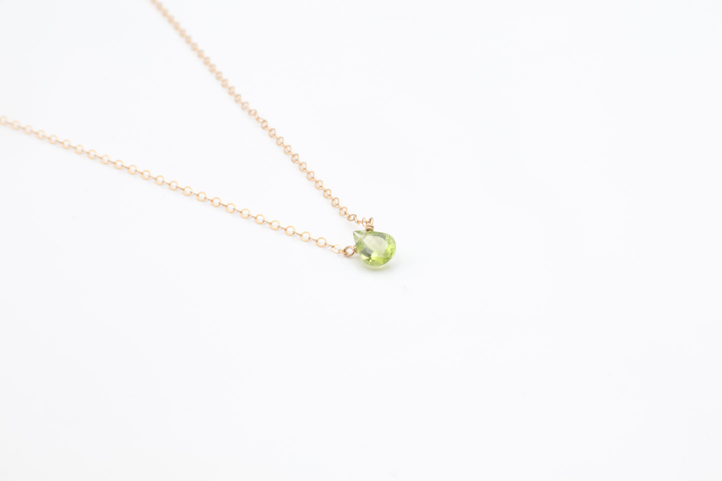 Peridot Pear Cut