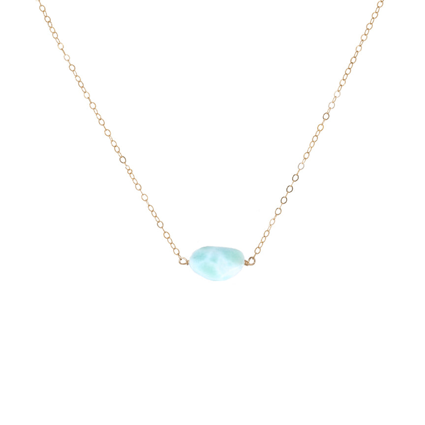 Larimar Oval Necklace