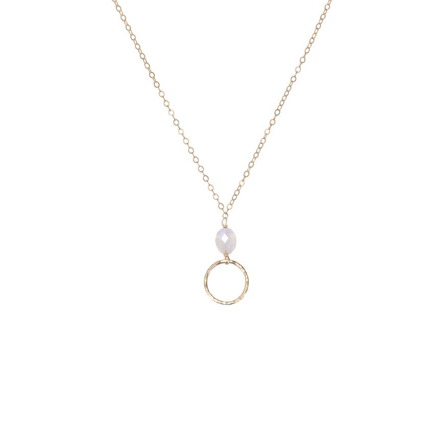 Moonstone with Small Circle