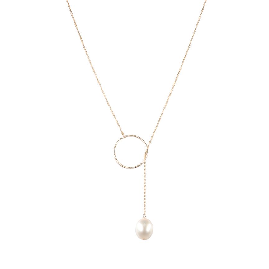 Single Gemstone Lariat