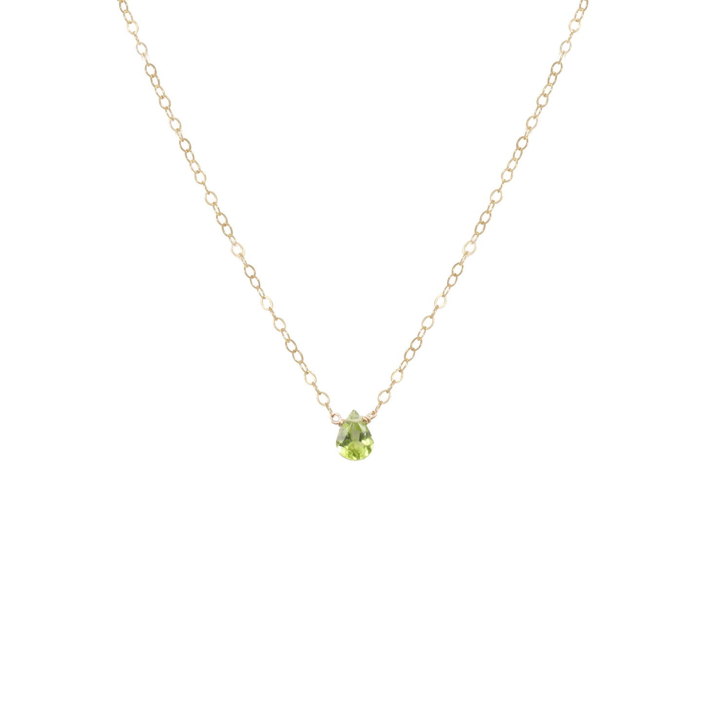 Peridot Pear Cut