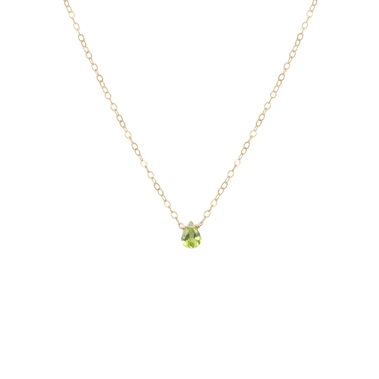 Peridot Pear Cut