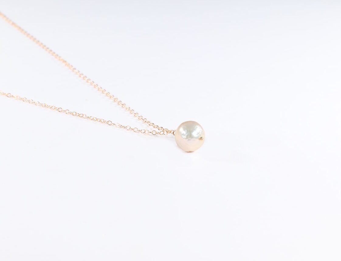 Single Baroque Pearl Necklace