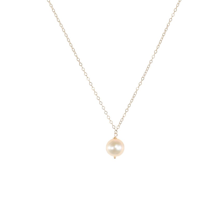 Single Baroque Pearl Necklace