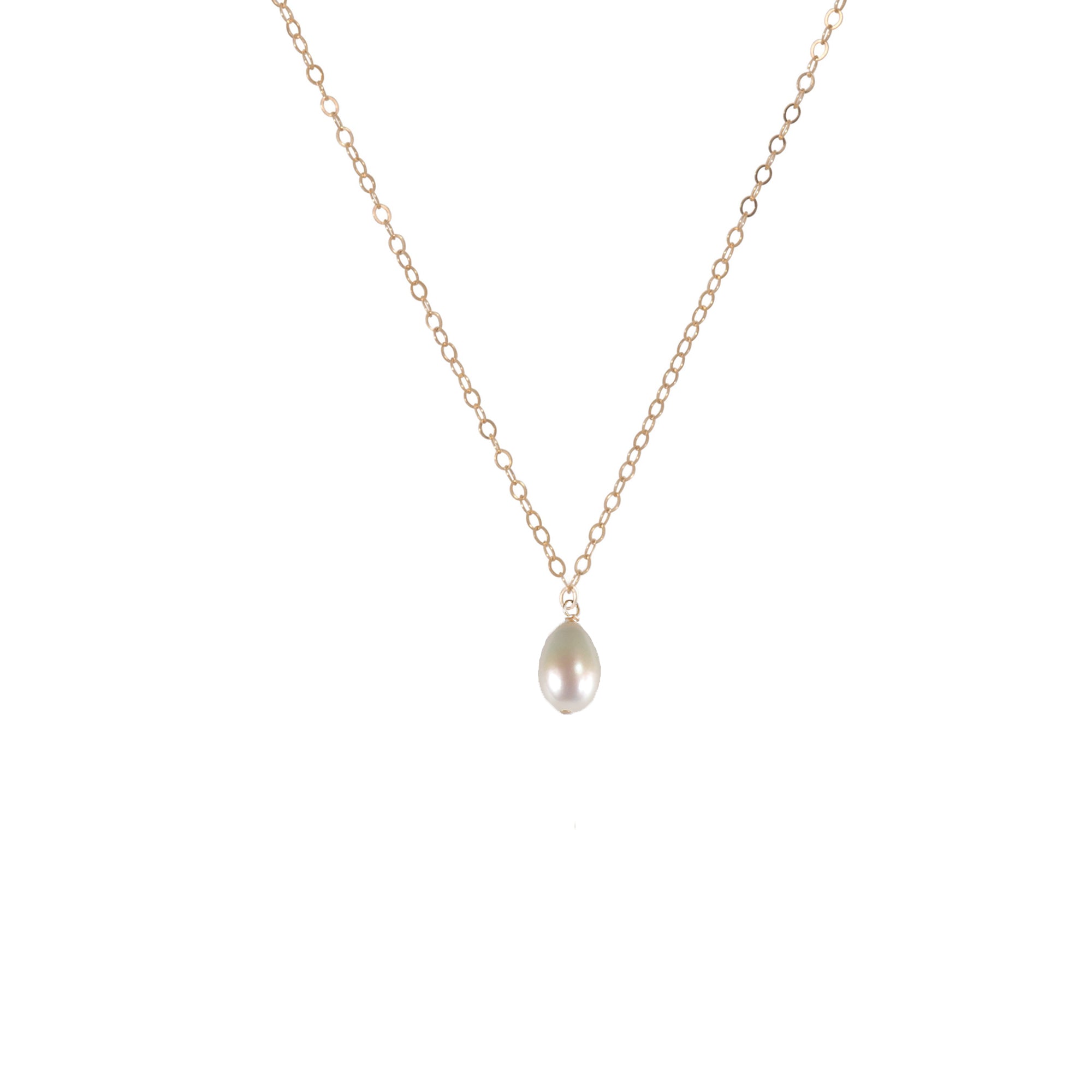 JK Designs Small Teardrop Necklace