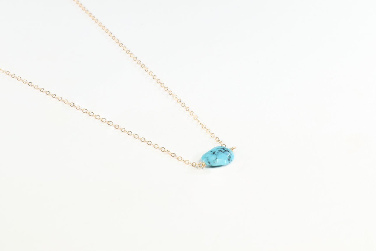 Single Turquoise Side New