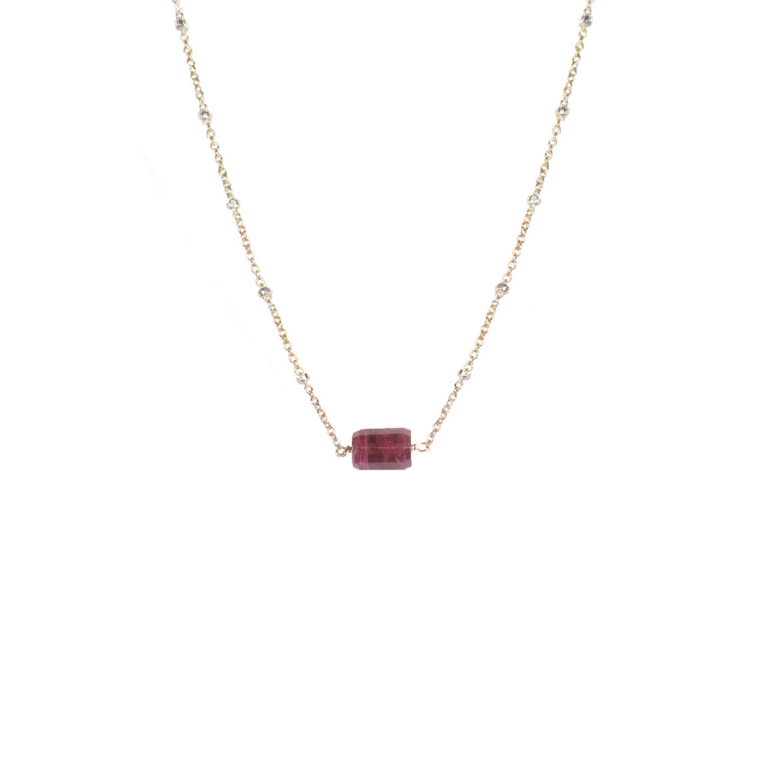 One of a Kind Tourmaline Satellite Necklace