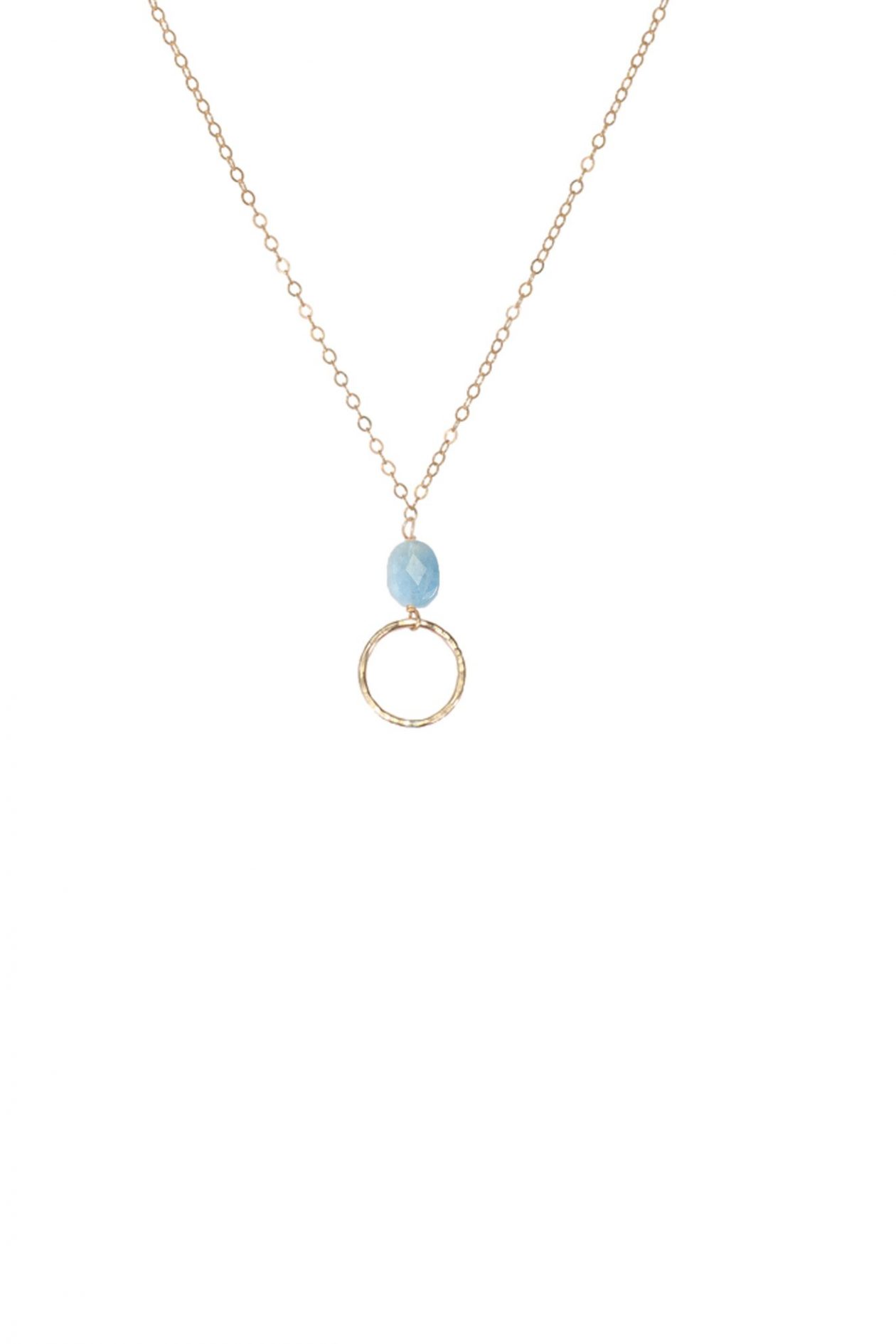 JK Designs Oval Gemstone Necklace