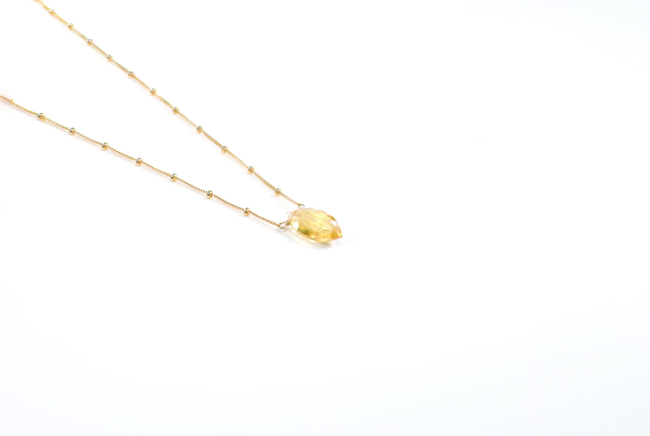 worldwide ship Beautiful Lois Hill yellow topaz necklace.Sterling silver  designer jewelry. | naplexexam.com